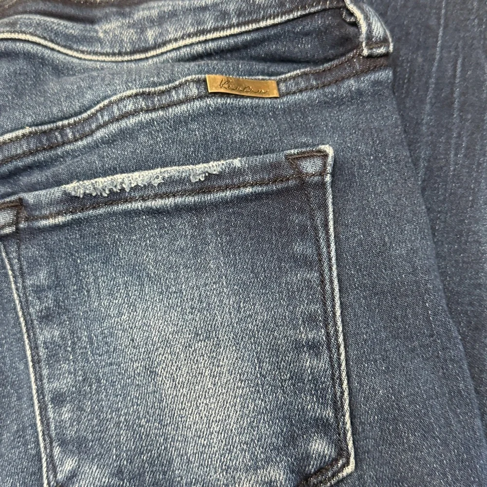 KanCan High Rise Dark Wash Flare Jeans - Picture 13 of 15